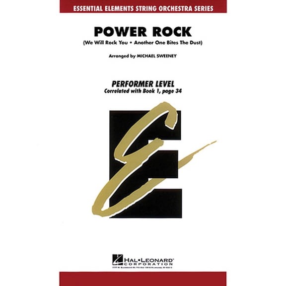 Power Rock (Michael Sweeney) Essential Elements String Performer (Sheet Music/Songbook)