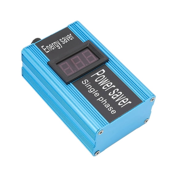 Power Saver Aluminium Alloy 100KW Voltage Value Display Electricity Energy with Plug for Home