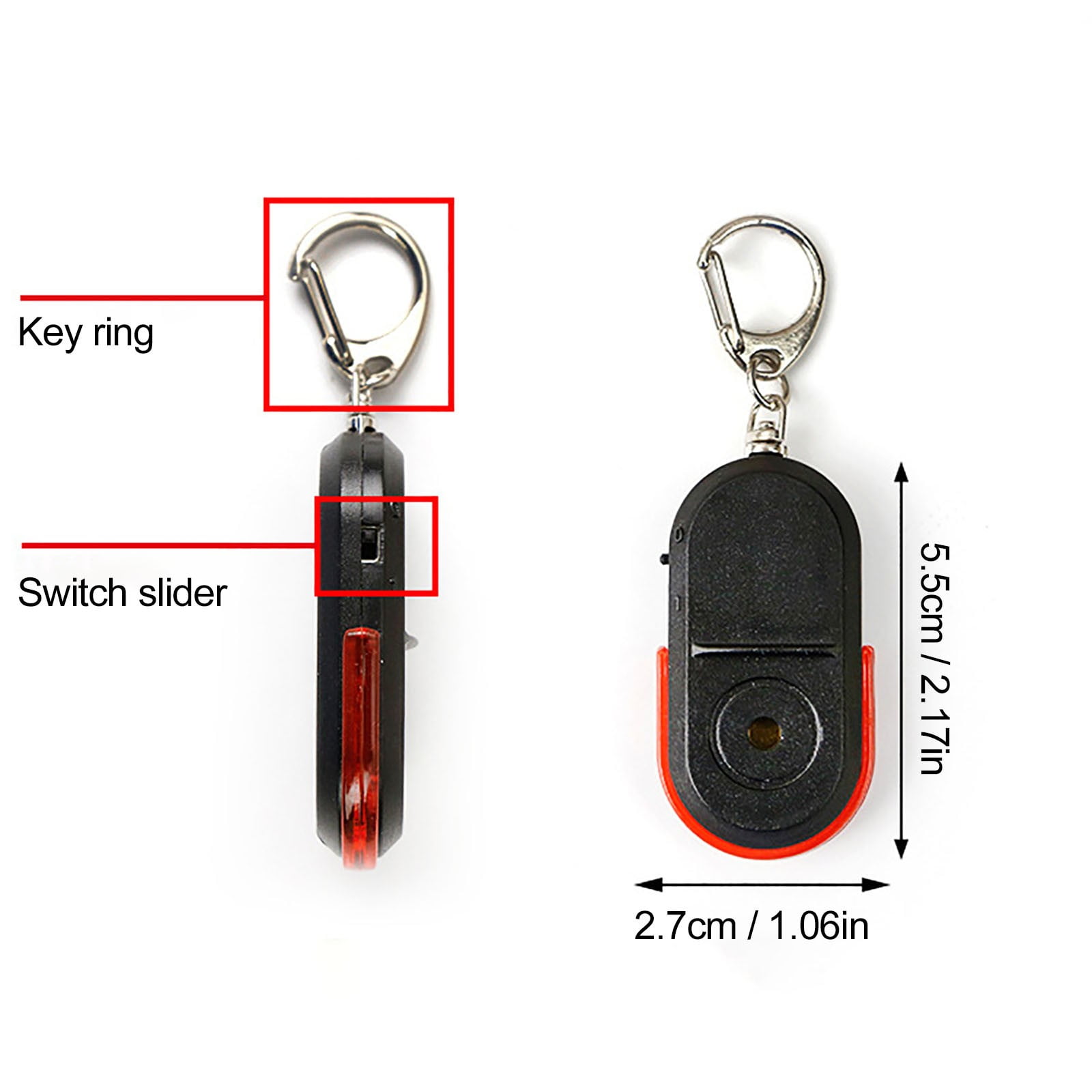 Power Screw Driver Cordless Whistle Lost Key Finder Flashing Beeping