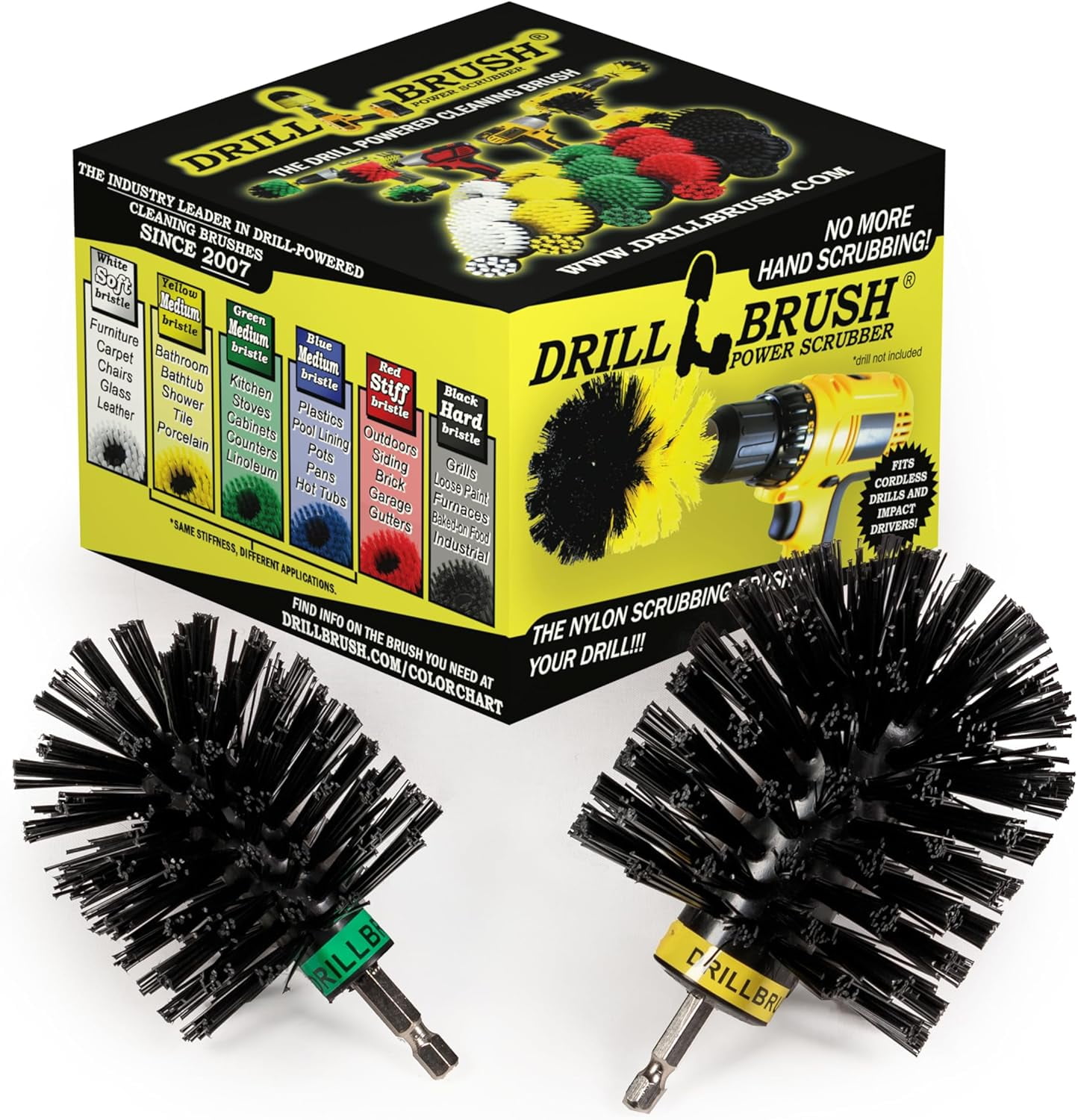 Power Scrubber Grill Brush Rust Remover & Graffiti Remover for