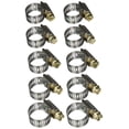 thumbnail image 1 of Power-Seal SS Hose Clamp, Worm-Drive, SAE Size 6, 7/16" to 25/32" Diameter Range, 1/2" Bandwidth (Pack of 10), 1 of 2