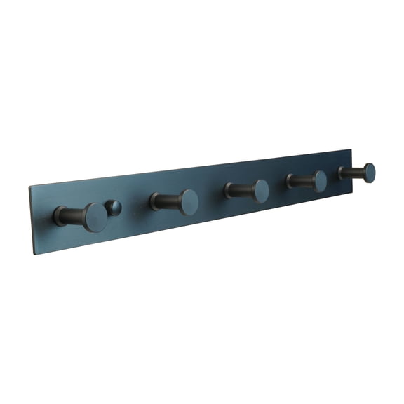 Power-Series 5-Hook Heavy-Duty Wall Mount - Anodized Black (Model: HP42005Z Anodize Black)