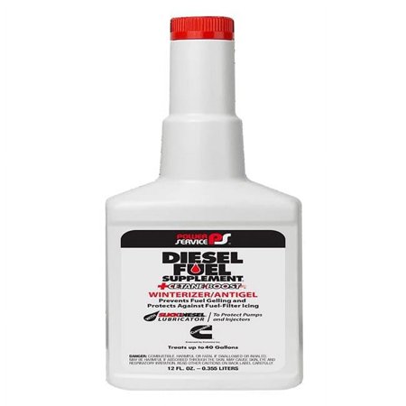 Power Service  12 oz Diesel Fuel Supplement Plaus Cetane Boost Diesel Fuel Anti-Gel