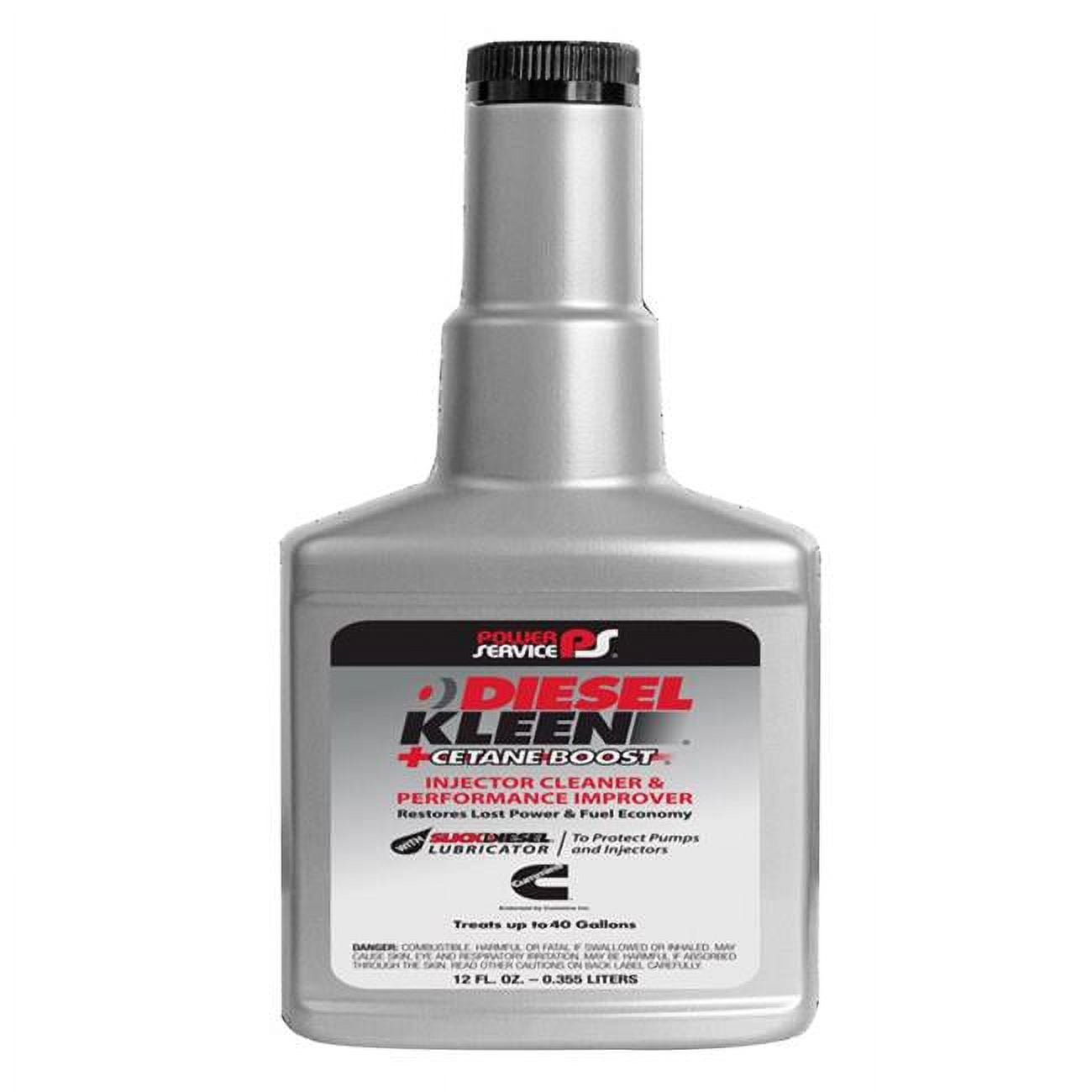 Power Service 12 oz Diesel Kleen Plus Cetane Boost Diesel Multifunction Fuel Additive
