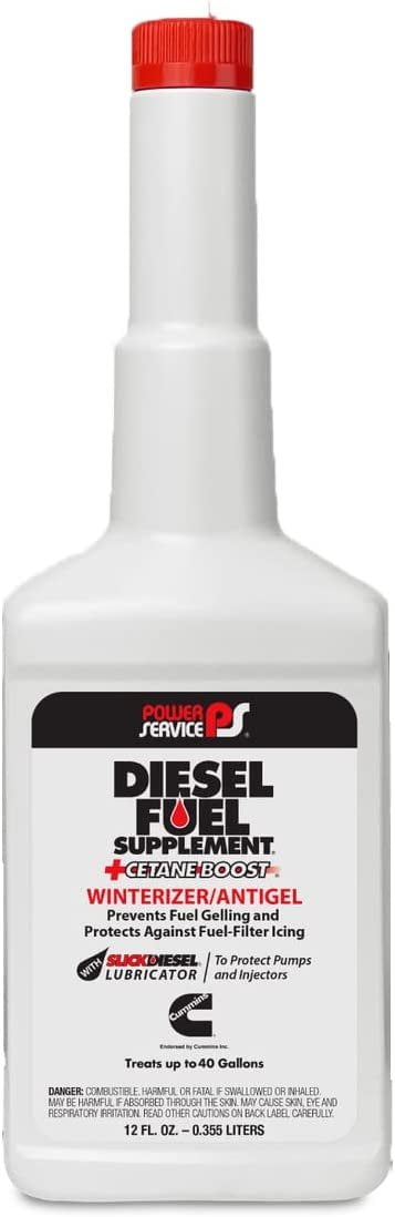 Power Service Diesel Fuel Supplement Antigel 12 oz, Pack of 1