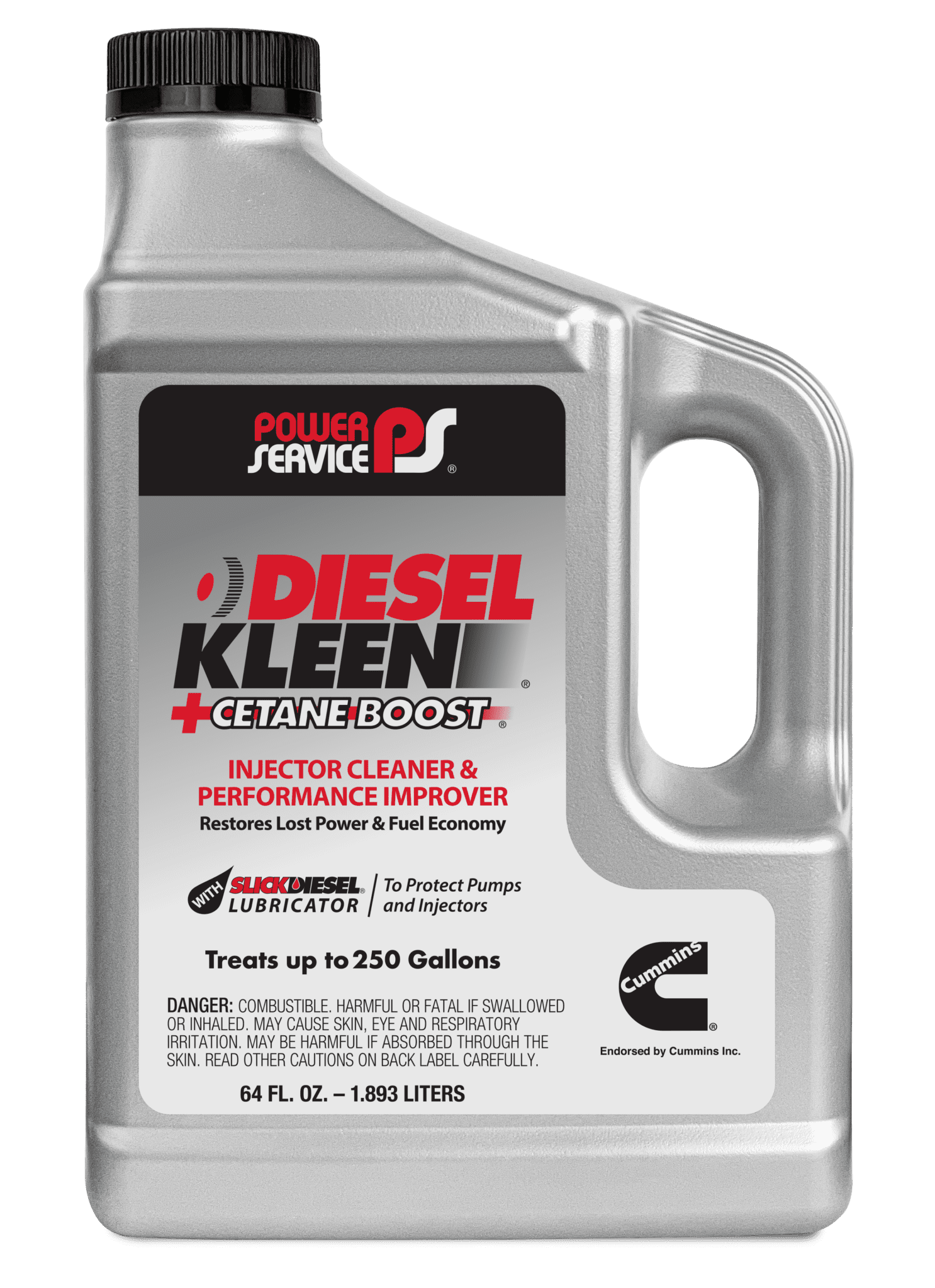 Power Service Diesel Kleen + Cetane Boost 64-oz 6/1 Per Case