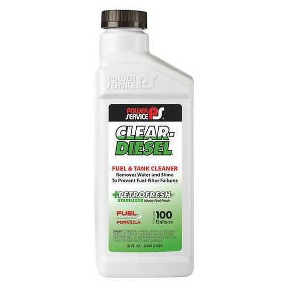 Power Service Products Clear Diesel Fuel and Tank Cleaner, 32Oz