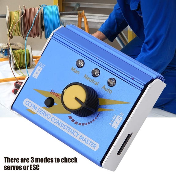 Power Servo Tester 3CH ESC Multi CCPM Consistency Master Checker for RC Planes, Helicopters & Cars
