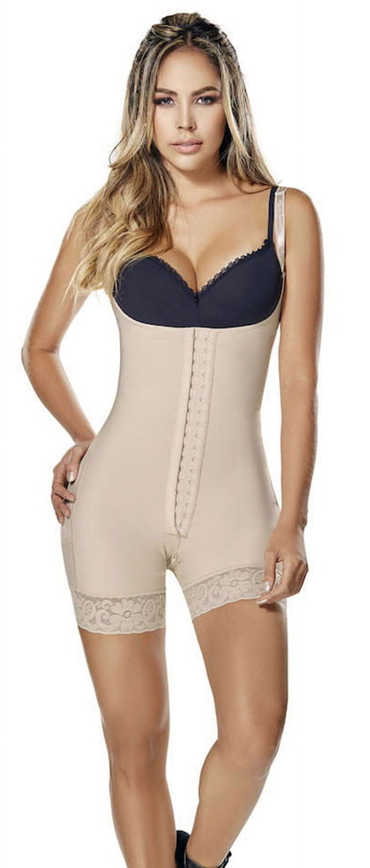 Bella Mia Colombian Fajas - Long Leg Post-Surgical Girdle Body Shaper, Power Net, Reductora Ref 7002 4 thumbnail image