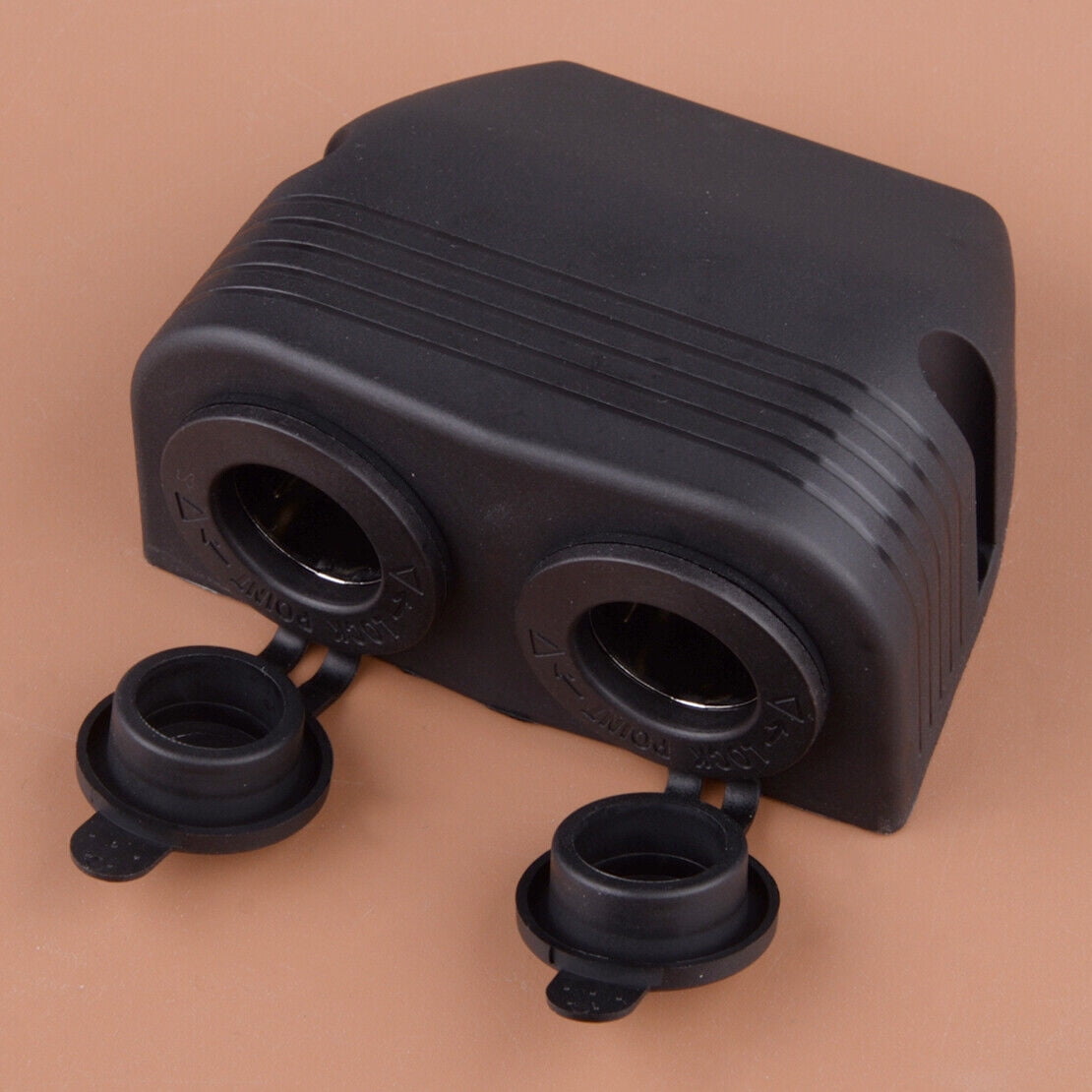 cigarette lighter mounting bracket Power Socket Car Boat Cigarette Lighter Surface Plug Outlet Mount Bracket