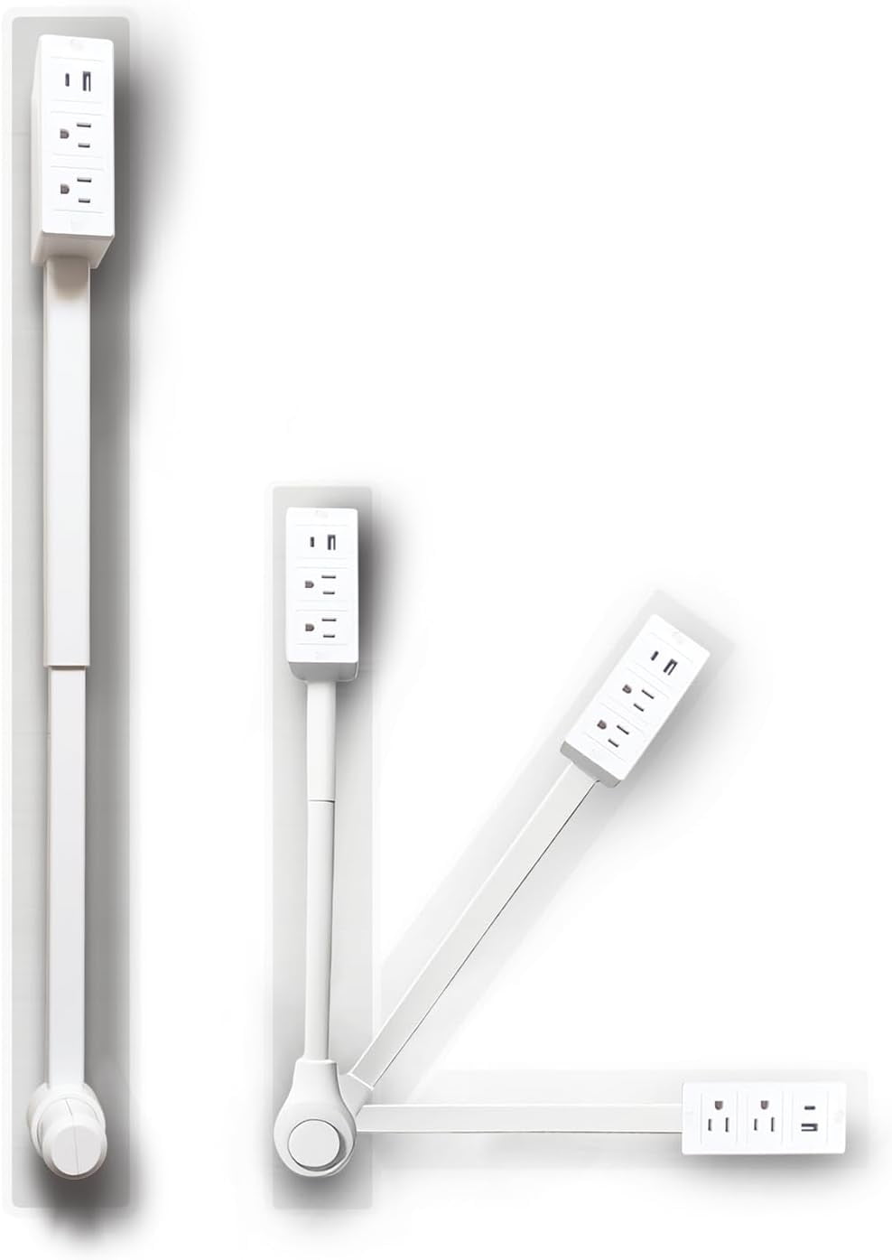 Power Socket Expander Features USB-A,USB-C, 2 AC Electrical Outlet ...