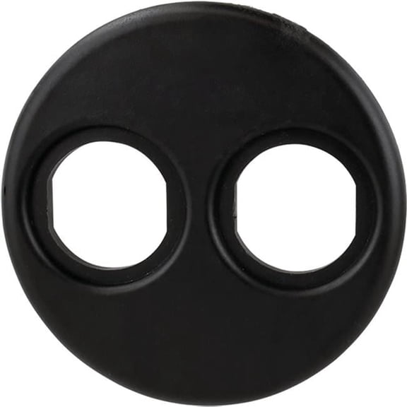 Power Socket Mounting Adapter Plate, Black