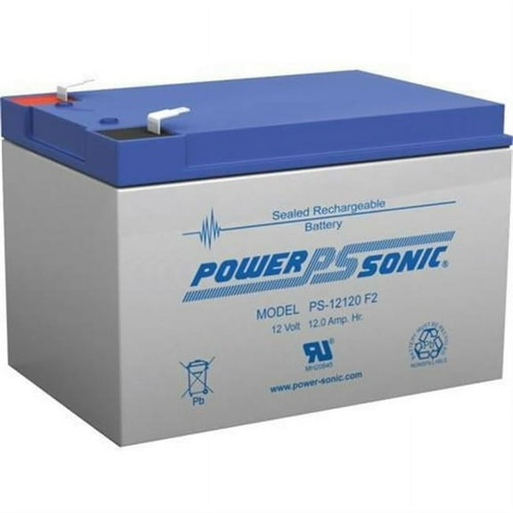 Power Sonic  12V Sealed Lead Acid Battery - 12 Amp Hour