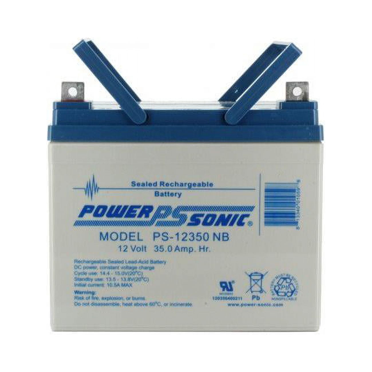 Powersonic PS-12350 SLA Battery 12-Volt 35-AH NB Terminal
