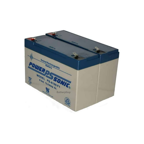 Power Sonic PS-6100F2(2S) ~ Rechargeable SLA Battery 12v 12ah