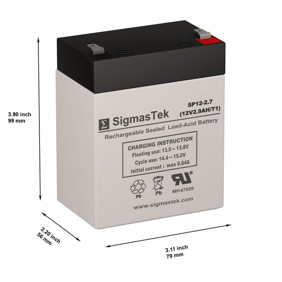 Power Source WP2.9-12 (91-140) Battery (Replacement)