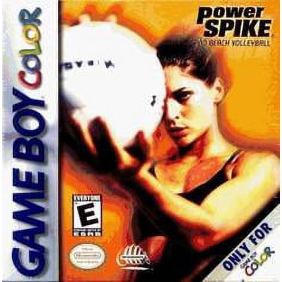 Power Spike Pro Beach Volleyball - Nintendo Gameboy Color GBC (Used)