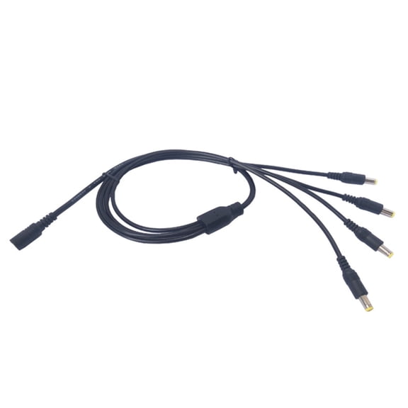 Power Splitter Cable 5.5mmx2.5mm Female Plug to 2/3/4/5/8/10 Male Splitter Connector Adapter for Security Camera