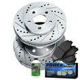 thumbnail image 1 of Power Sport Front Brakes and Rotors Kit |Front Brake Pads| Brake Rotors and Pads| Semi-Metallic Brake Pads and Rotors BLC1.92063.03, 1 of 6
