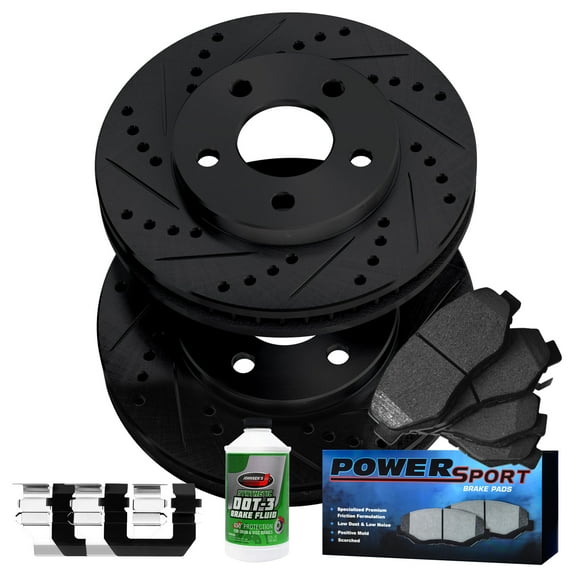 Power Sport Front Brakes and Rotors Kit