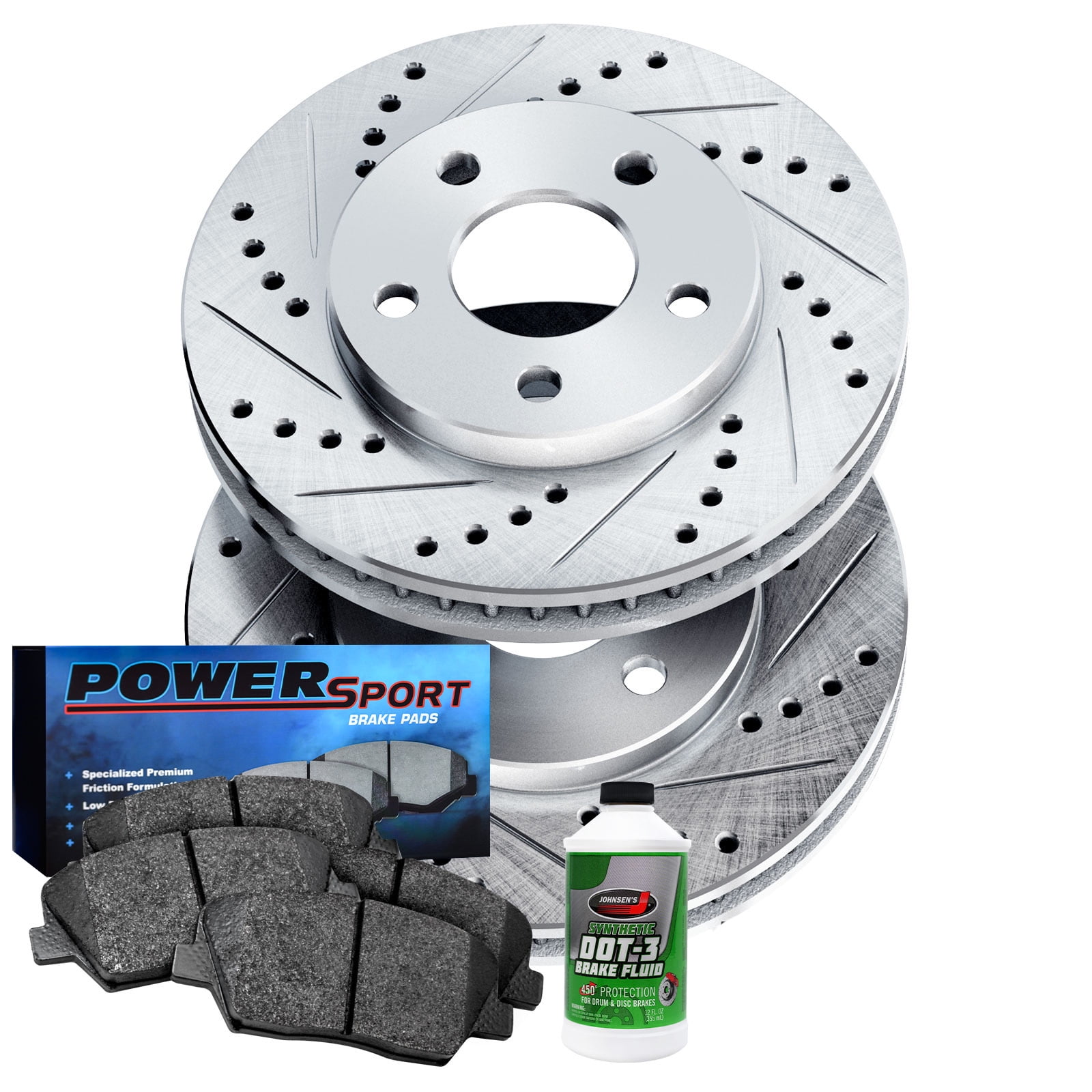 Does Walmart Change Brakes And Rotors Power Sport Front Brakes and Rotors Kit - Walmart.com