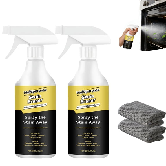 Power Spray For Mold, Multi-Purpose Stain Remover, Mold Stain Cleaner, for Kitchens, Floors, Toilets, and Cars, Removes Hard Water Stains, Rust, Yellowing, and Stubborn Residues