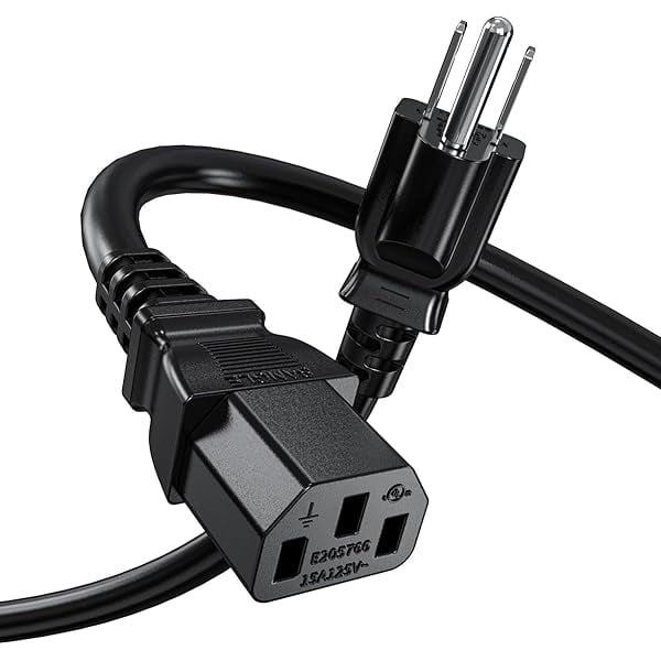 Power Station Charging Cable 6FT, 14AWG Fast Charging Cable Compatible with Ecoflow Delta/River Series, Bluetti EB3A, Anker 757/767, 125Volt 15A Universal AC Power Cord