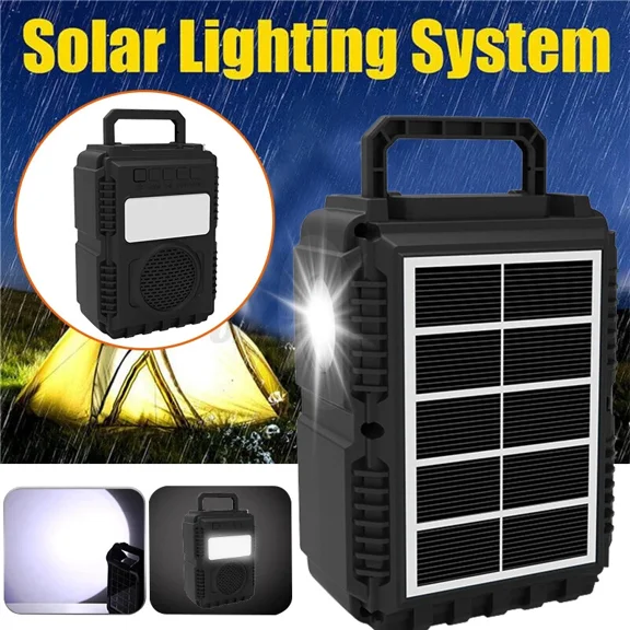 Power Station Solar Generator Panel Power Bank Outlet Camping Emergency Portable