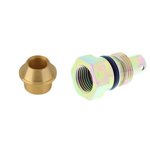 Speedway Motors Power Steering Adapter and Flow Valve Kit Converts 16mm O-Ring to 5/8 Inverted Flare Includes Mustang II Flow Control Valve Universal Fit