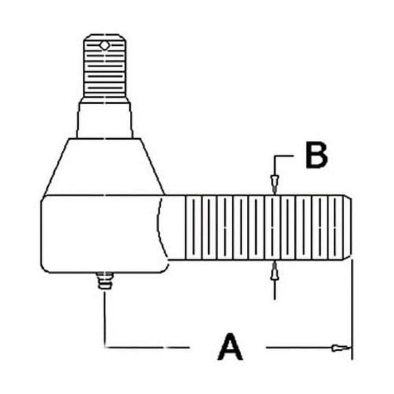 Power Steering Cylinder End fits John Deere 6602 6620 6622 7720 7722 8820 7445 9930 9960 9965 AH94057
