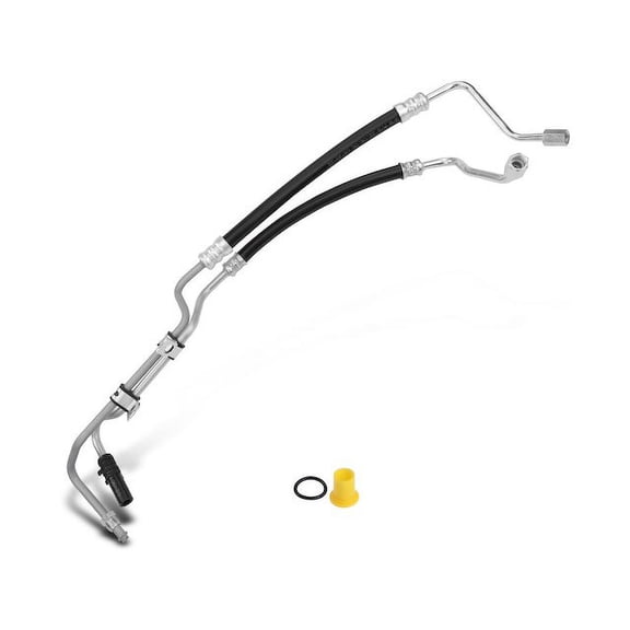 Power Steering Hose Assembly 1 - Compatible with 1990 - 1996 Subaru Legacy 2.2L H4 1991 1992 1993 1994 1995