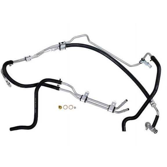 Power Steering Hose Assembly - Compatible with 2004 - 2014 Nissan Titan 2005 2006 2007 2008 2009 2010 2011 2012 2013