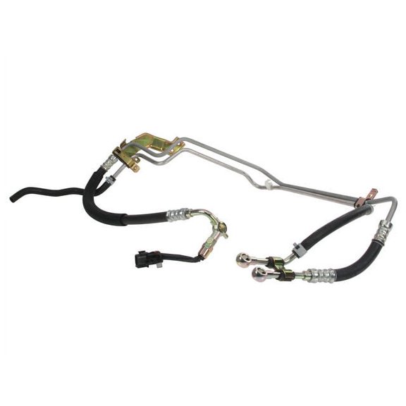 Power Steering Hose Assembly (Pressure Hose and Return Hose) - Compatible with 1999 - 2000 Nissan Frontier Extended Cab Pickup