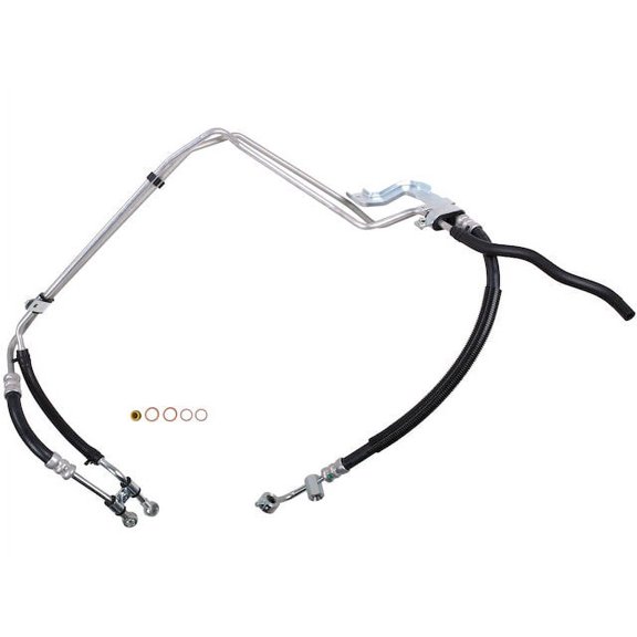 Power Steering Hose Assembly - Pressure and Return Assembly - Compatible with 1999 Nissan Frontier 3.3L V6 (Up To 3/30/1999)