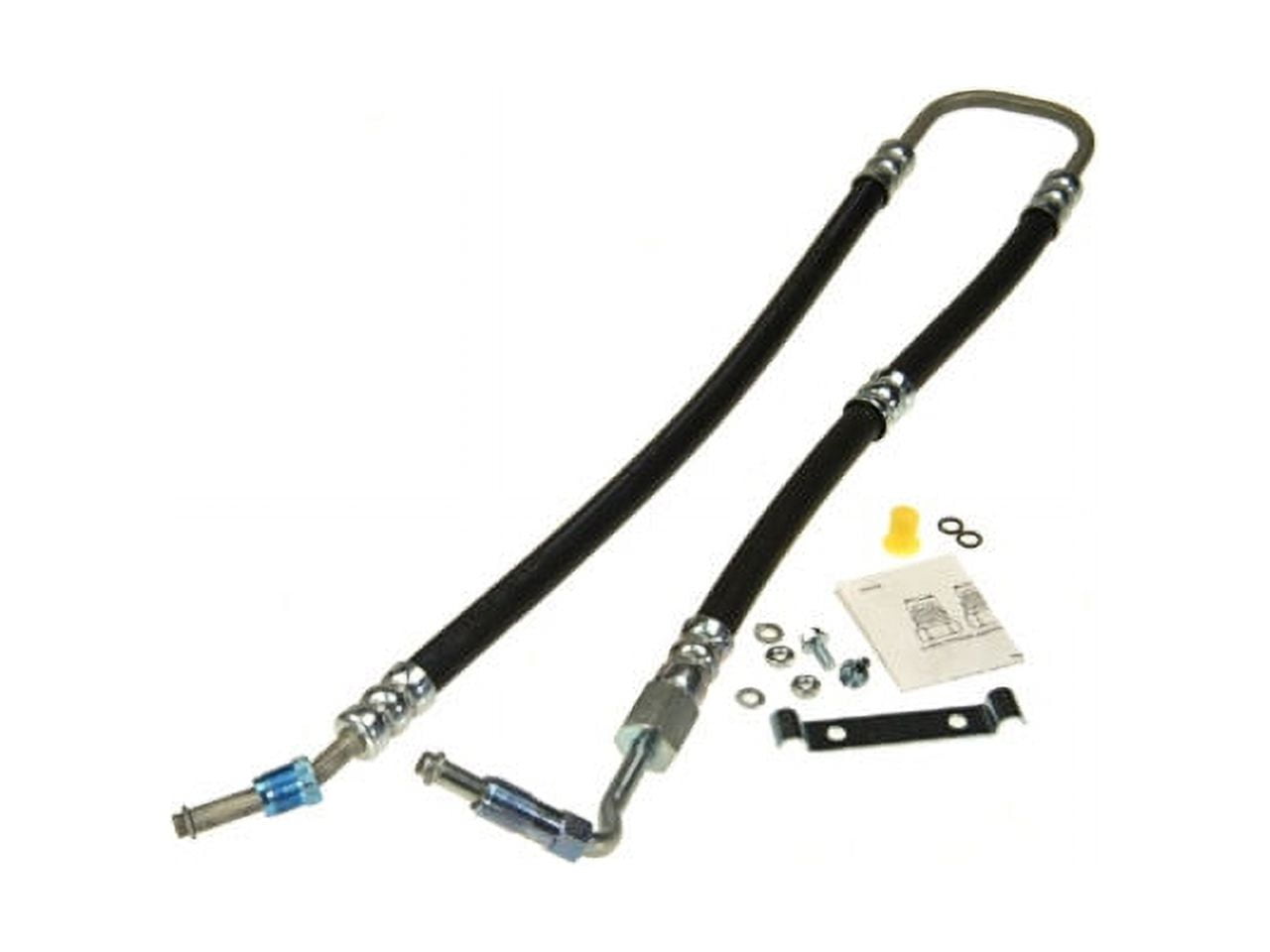 Power Steering Pressure Line Hose Assembly - 55.5 Inch - with Switch Port - Compatible with 2002 - 2007 Jeep Liberty 3.7L V6 GAS 2003 2004 2005 2006