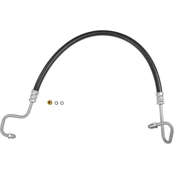 Power Steering Pressure Line Hose Assembly - Compatible with 1994 - 2001 Dodge Ram 1500 4WD 1995 1996 1997 1998 1999 2000