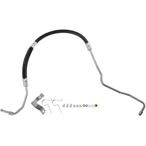 Power Steering Pressure Line Hose Assembly - Compatible with 2003 - 2010 Chrysler PT Cruiser Naturally Aspirated 2004 2005 2006 2007 2008 2009