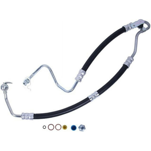 Power Steering Pressure Line Hose Assembly - Compatible with 2005 - 2009 Land Rover LR3 2006 2007 2008
