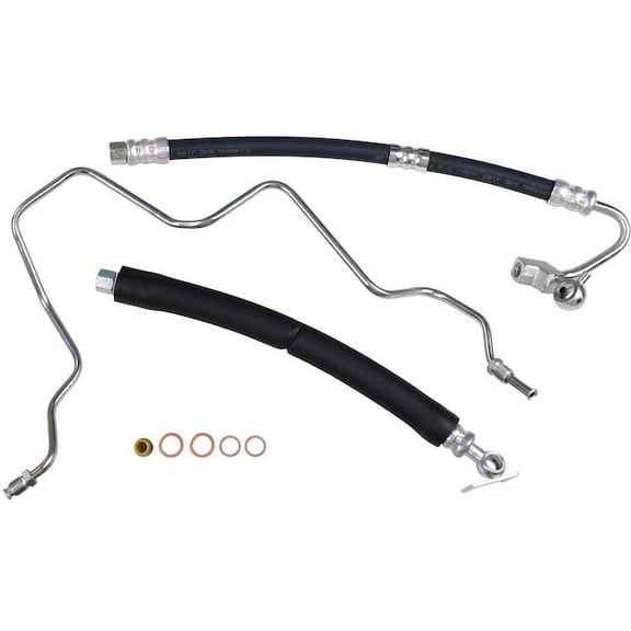 Power Steering Pressure Line Hose Assembly - Compatible with 2007 - 2008 Infiniti G35 X / X Sport