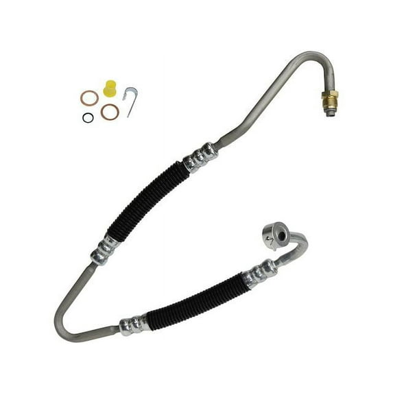 Power Steering Pressure Line Hose Assembly - Compatible with 2007 - 2009 Audi Q7 4.2L V8 2008