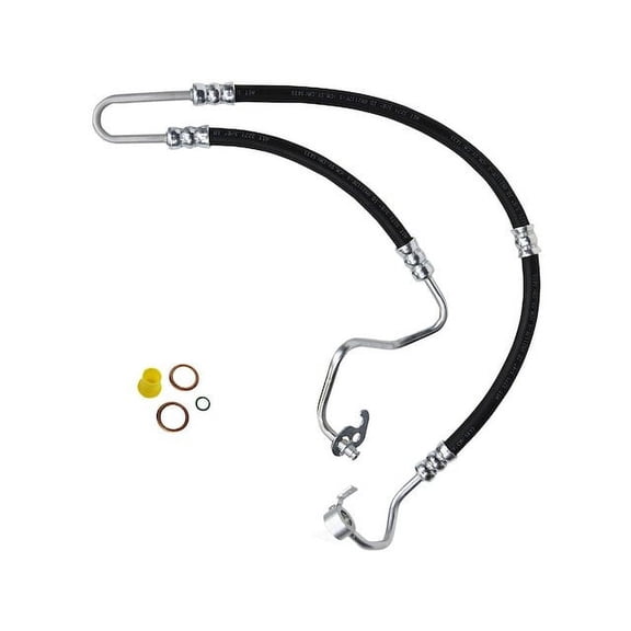 Power Steering Pressure Line Hose Assembly - Compatible with 2010 - 2016 Land Rover LR4 2011 2012 2013 2014 2015