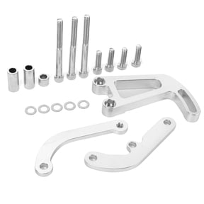 Power Steering Pump Bracket for Small Block SBC Engines - Long Water Pump Mounting Kit