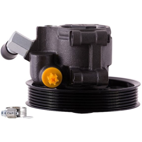 Power Steering Pump - Compatible with 2003 - 2004 Ford E-150 Club Wagon