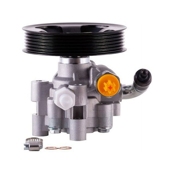 Power Steering Pump - Compatible with 2003 - 2008 Toyota Corolla 1.8L 4-Cylinder 2004 2005 2006 2007