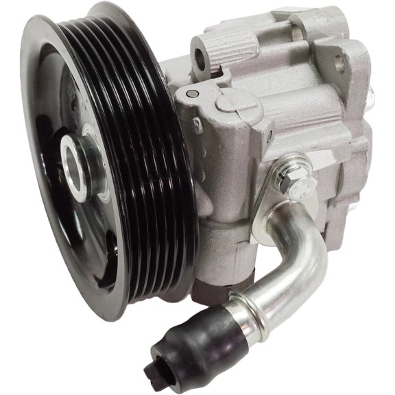 Power Steering Pump Compatible with 2005-2010 Jeep Grand Cherokee 2006-2010 Commander 8Cyl 5.7L With Pulley