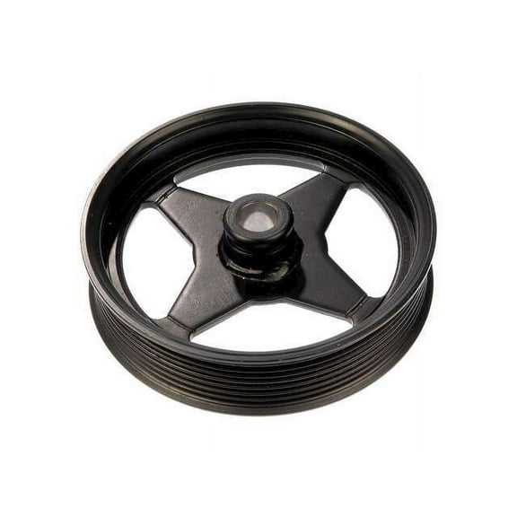 Power Steering Pump Pulley - Compatible with 1999 - 2010 Ford E-350 Super Duty 2000 2001 2002 2003 2004 2005 2006 2007 2008 2009