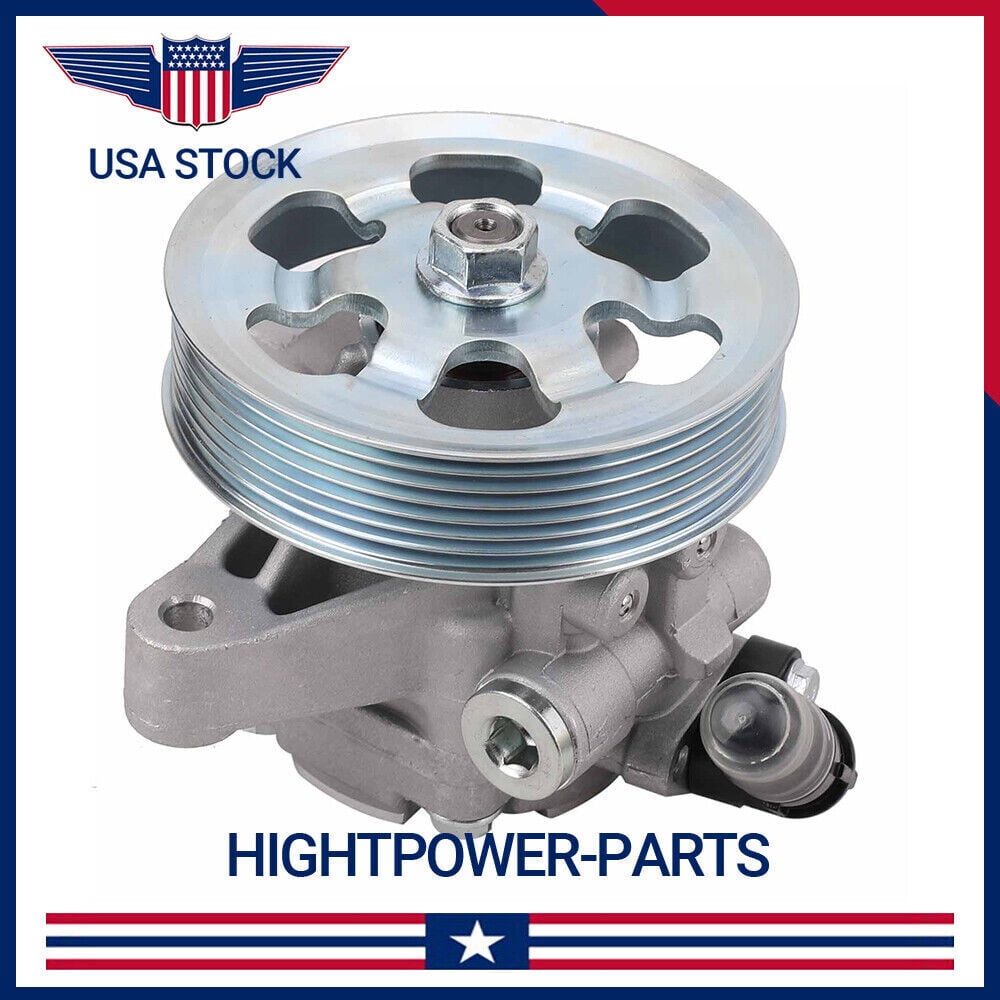Power Steering Pump W/ Pulley Fits For Acura RSX TSX Honda Accord CRV