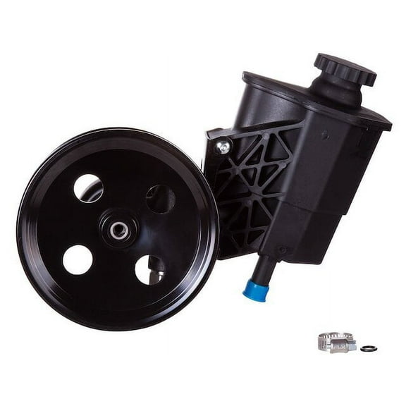 Power Steering Pump with Pulley and Reservoir - Compatible with 2003 - 2007 Dodge Ram 2500 5.9L 6-Cylinder Diesel 2004 2005 2006