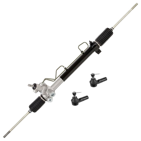 Power Steering Rack and Inner + Outer Tie Rod Kit For Toyota Camry Avalon Solara & Lexus ES300 - BuyAutoParts