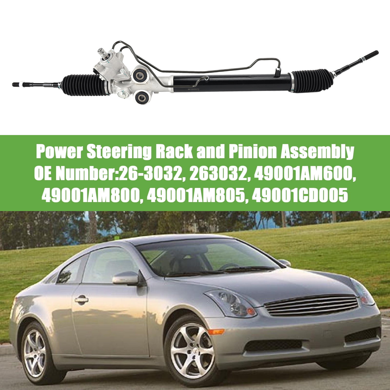 Power Steering Rack and Pinion Assembly for Nissan 350Z 2003-2005 ...